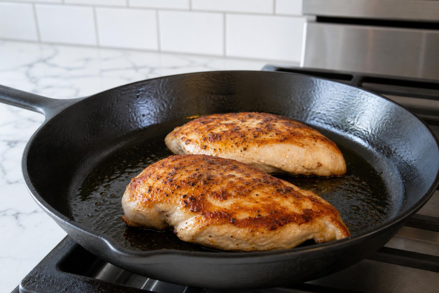 Step 3: Cook the chicken