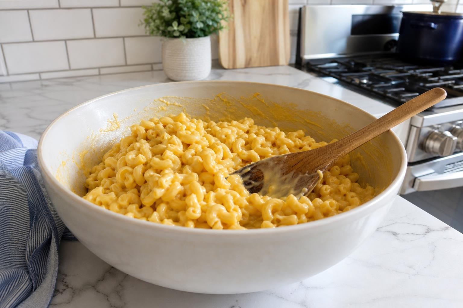 Step 3: Combine pasta and sauce