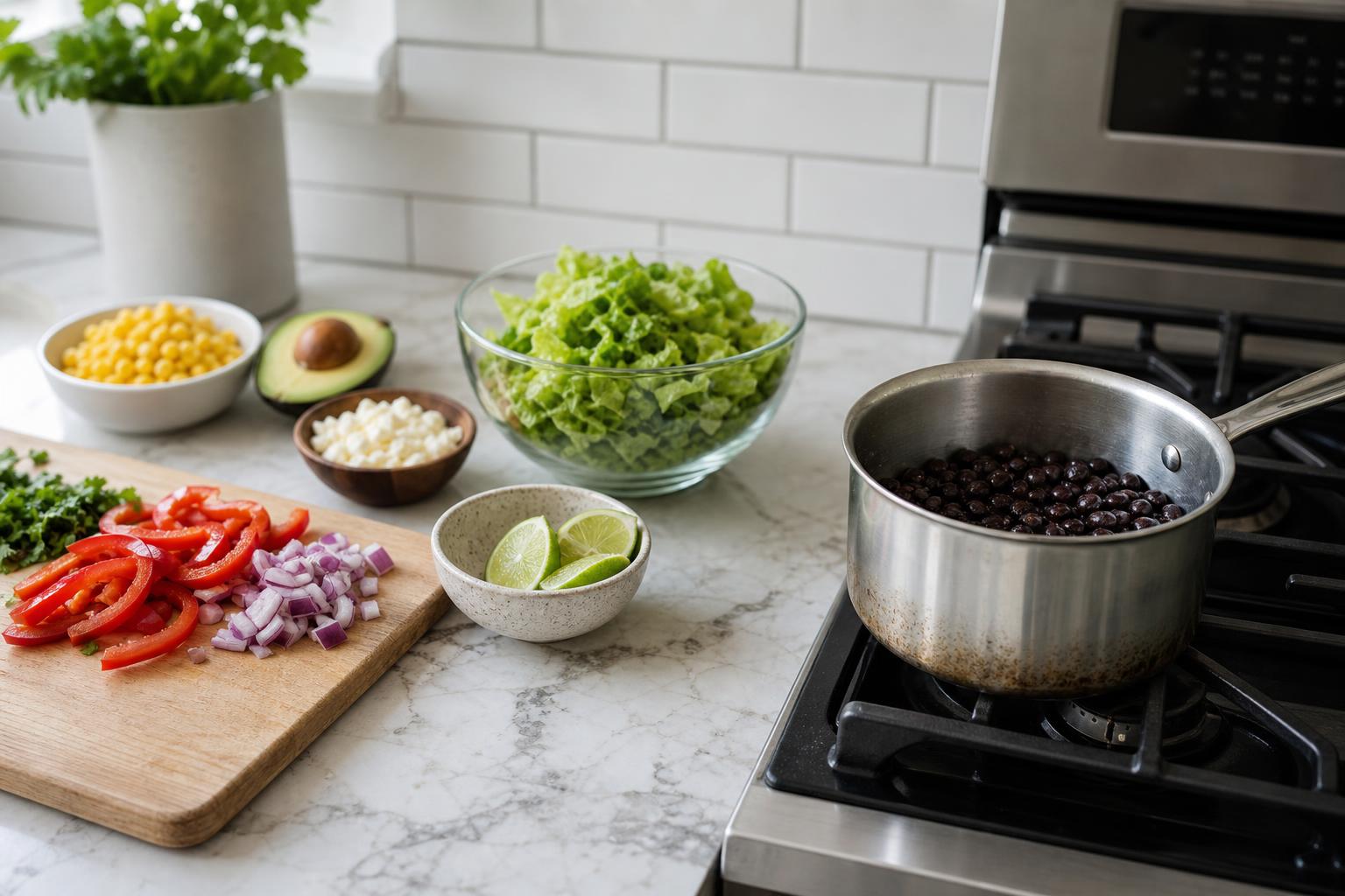 Step 4: Warm beans